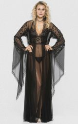 Faransız Dantelli Kadın Gecelik Seksi Giyim