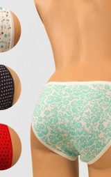 Kadın Külot Penye 3 lü Eko Paket ML2228