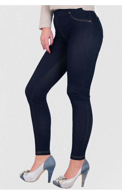 Kot Görünüm Kadın Tayt Pantolon