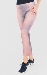 Pembe Baskılı Yılan Desen Tayt