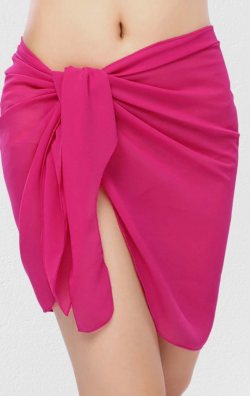 Fuşya Tül Pareo ML5506