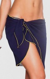 Lacivert Tül Pareo ML5509