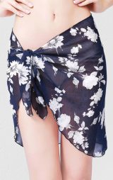 Pareo Çiçek Desenli Fantazi Plaj Giyim