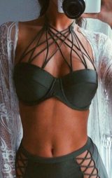 Haki Yeşil Bikini Üst