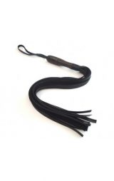 Fantazi Siyah Deri Kırbaç