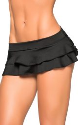 Siyah Şık Mini Etek