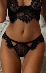 Siyah Şık Dantel Külot