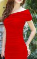Japon Style Kırmızı Elbise